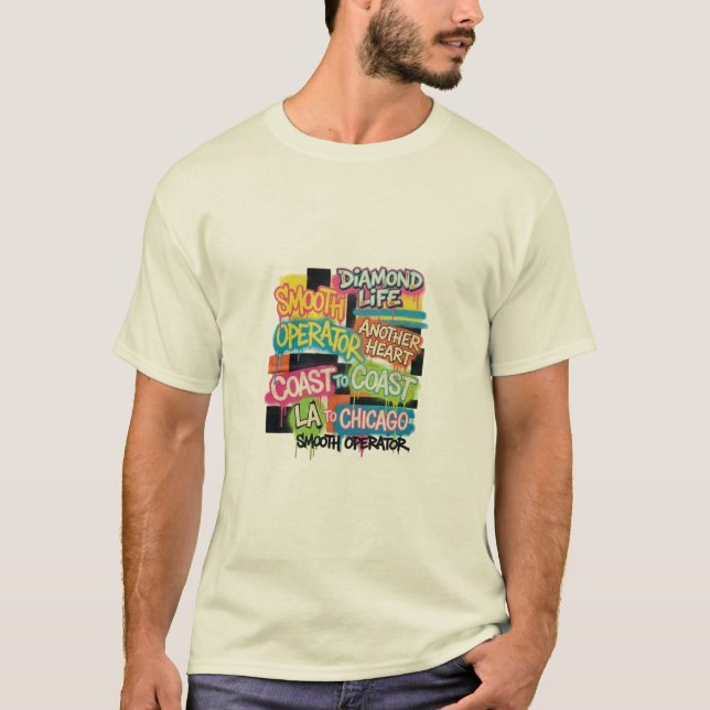 Smooth Operator T-Shirt Urban Graffiti Street Art (Frente)