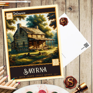 Smyrna, Delaware Cartão postal Vintage