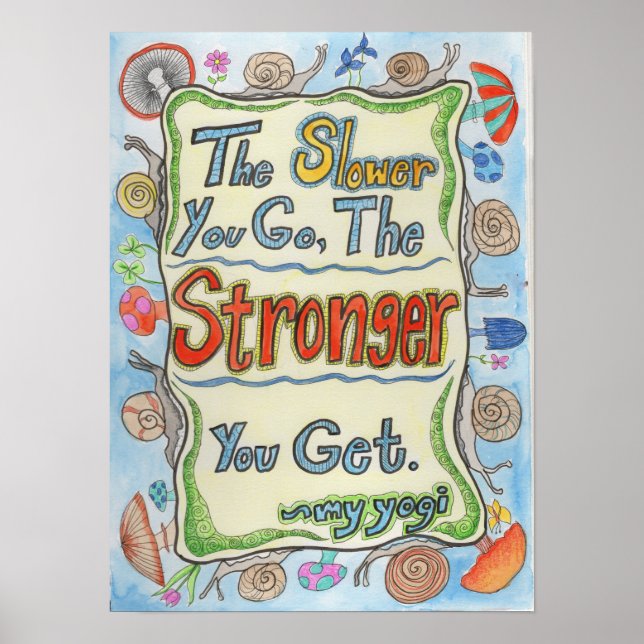 Snail Wisdom Poster (Frente)