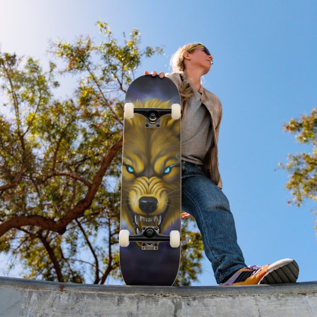 Snaring yellow wolf Skateboard (Ao ar livre 1)