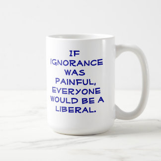Snarky, caneca de café pro-Liberal
