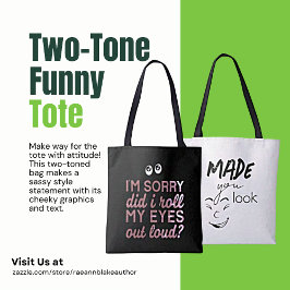 Snarky Tote Bag com Duas Toneladas
