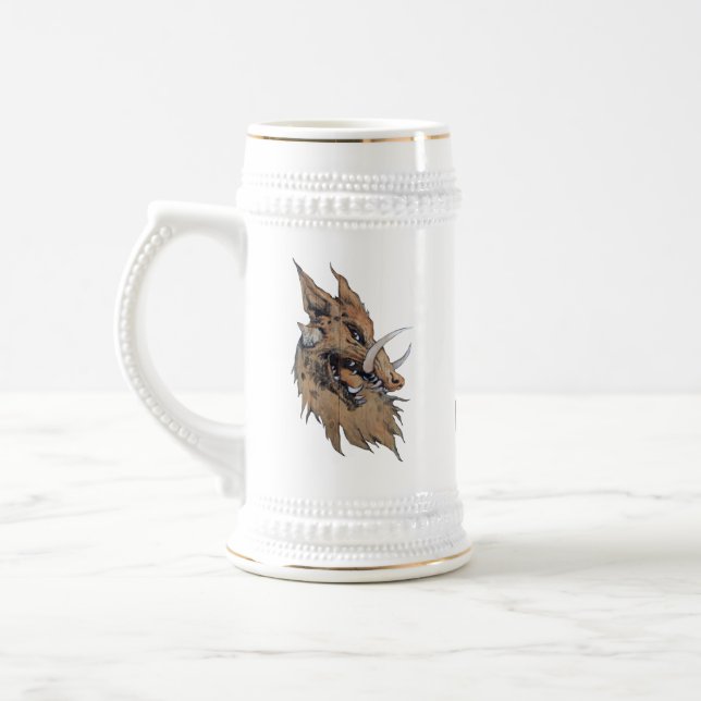 Snarling Graeko Beer Caneca de cerveja (Esquerda)