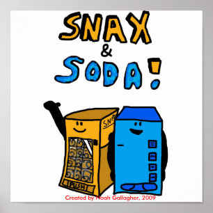 Snax e poster da soda