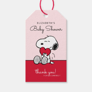 Snoopy   Etiquetas para Presente de Chá de Bebê Li