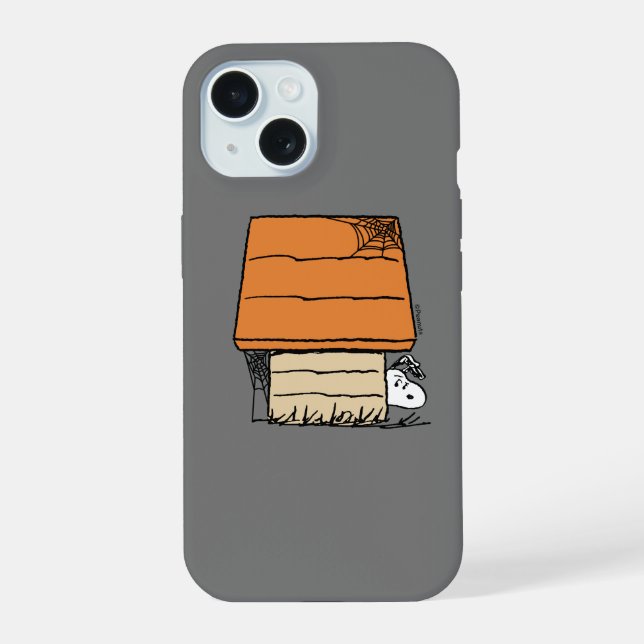 Snoopy Halloween Spider Web Doghouse (Verso)