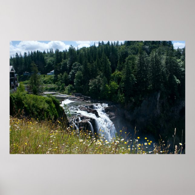 Snoqualmie Falls Impressão (Frente)