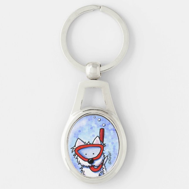 Snorkel Westie Chaveiro (Frente)