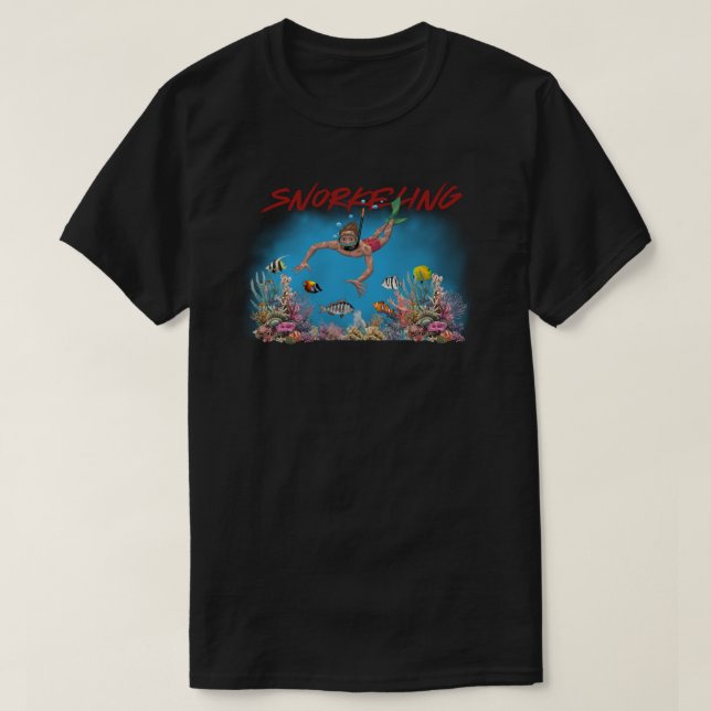 Snorkeling T-Shirt (Frente do Design)