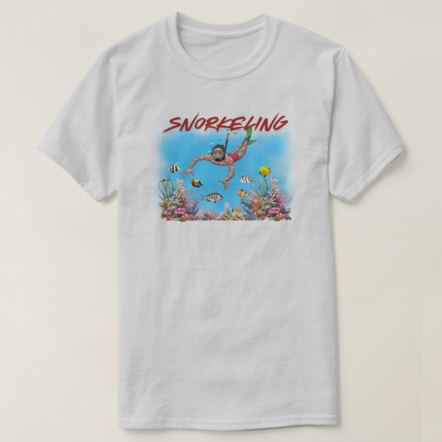 Snorkeling T-Shirt (Frente do Design)
