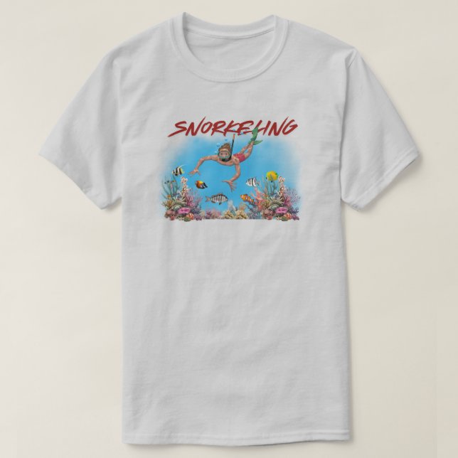 Snorkeling T-Shirt (Frente do Design)