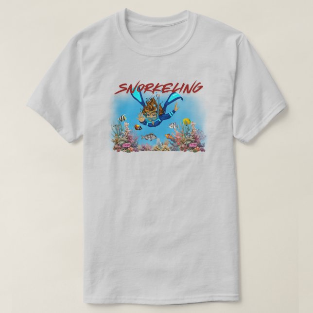 Snorkeling T-Shirt (Frente do Design)