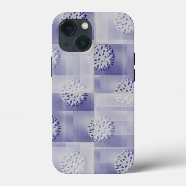 Snow Flake Tough Apple iPhone 13 mini Case (Verso)