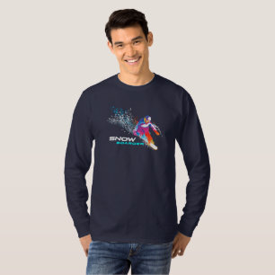 Snowboard Camisa de folga longa, de uso masculin
