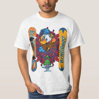Snowboard mau de Butterfinger da camisa do palhaço