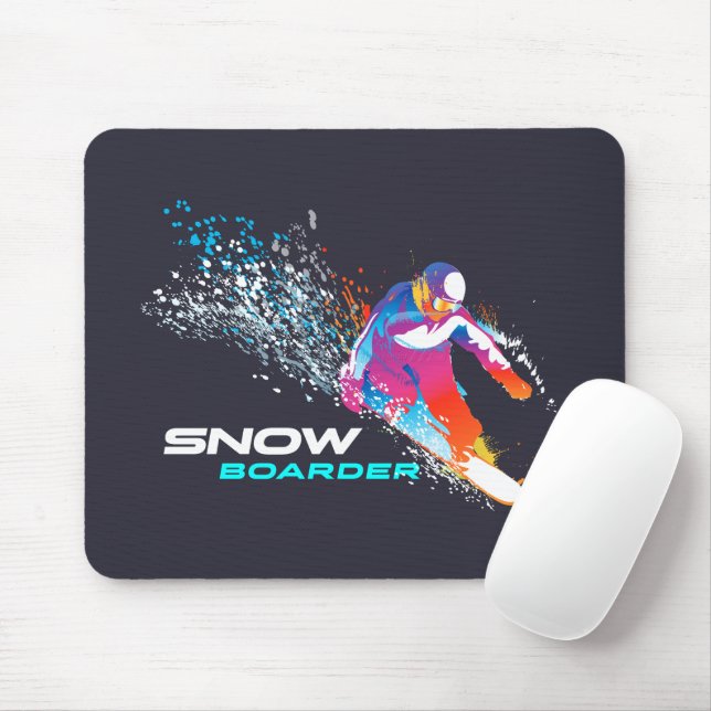 Snowboard | Mouse Pad (Com mouse)