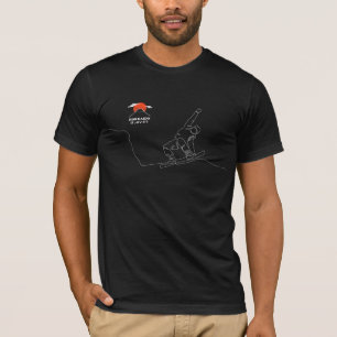 Snowboard, Snowboarder, Camiseta Hokkaido
