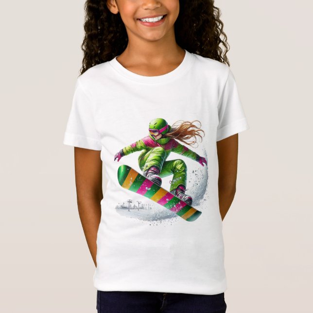 Snowboarder T-Shirt (Frente)