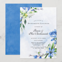 Snowdrots Scilla Bridesmaids Luncheon Invite