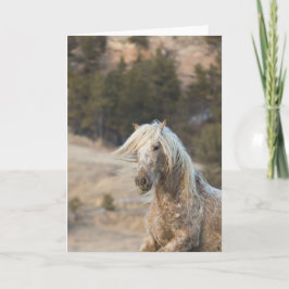 Snowfall - Galloping para o Cartão de Saudação da