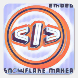 SNÖWFLAKE MAKER - EMbED - autocolante