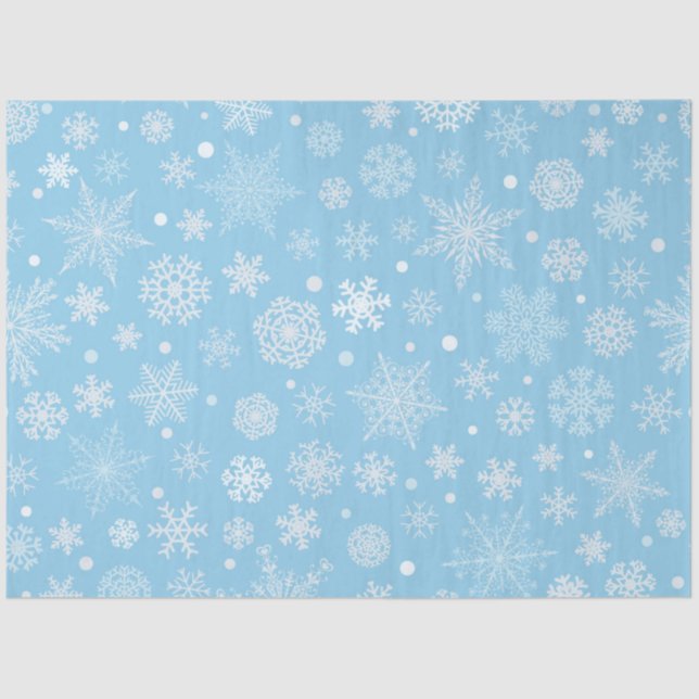 Snowflake Series 16 Design 6 Papel Tecido (Frente )