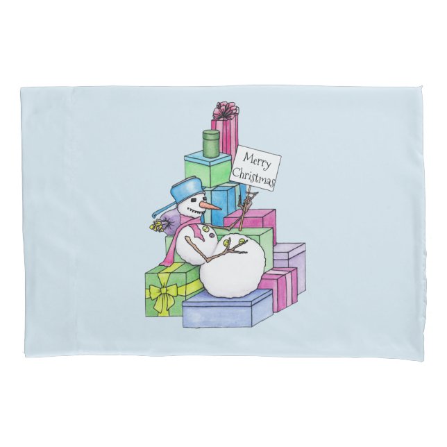 Snowman a arrefecer em presentes (Frente-Esquerda)