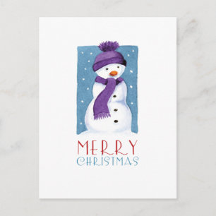 Snowman   Cartões postais de Natal Feliz