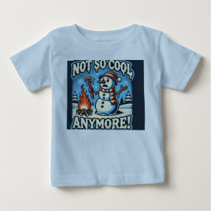 Snowman Christmas Baby Fine Jersey T-Shirt