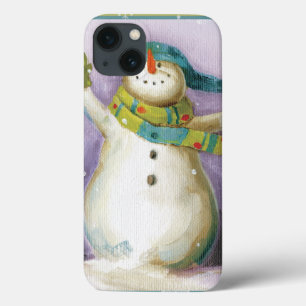 Snowman com o Winter Mittens