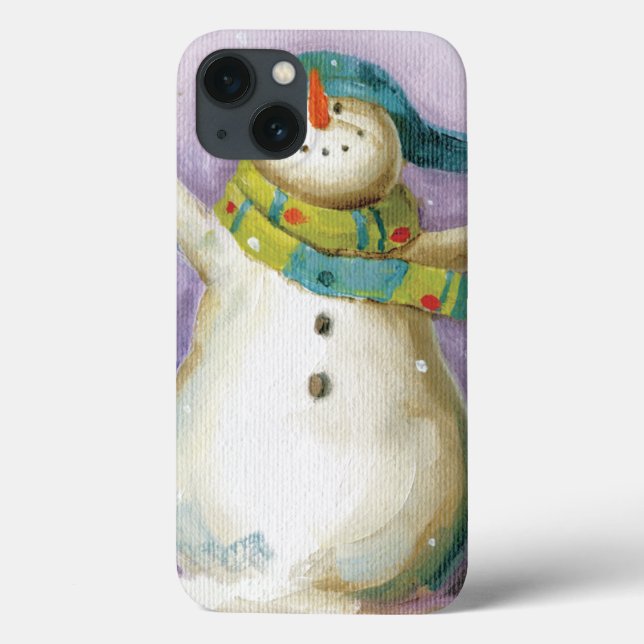 Snowman com o Winter Mittens (Verso)
