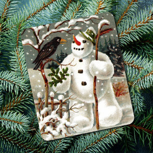 Snowman e Crow Mousepad