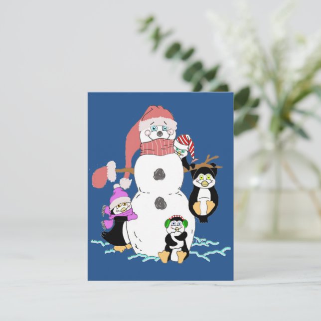Snowman e Penguin (Em pé/Frente)