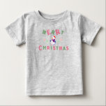 Snowman Felry Christmas Baby T-Shirt<br><div class="desc">festivo</div>