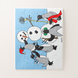 Snowman Jigsee Quebra-cabeça