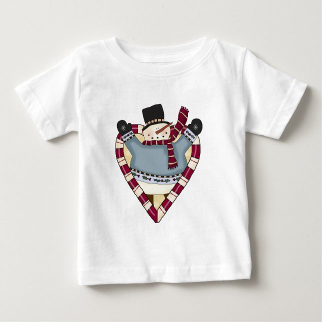 Snowman Love T-shirts e presentes (Frente)