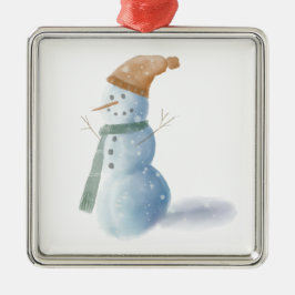 Snowman Metal - Ornamento Fracionado