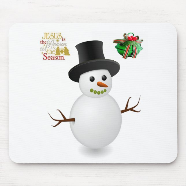 Snowman Mouse Pad (Frente)