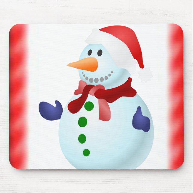 Snowman Mouse Pad (Frente)