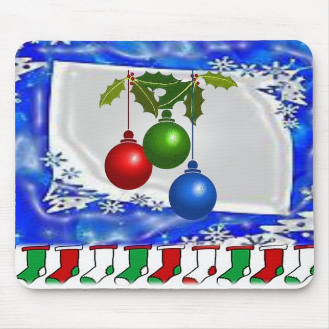 Snowman Mouse Pad (Frente)