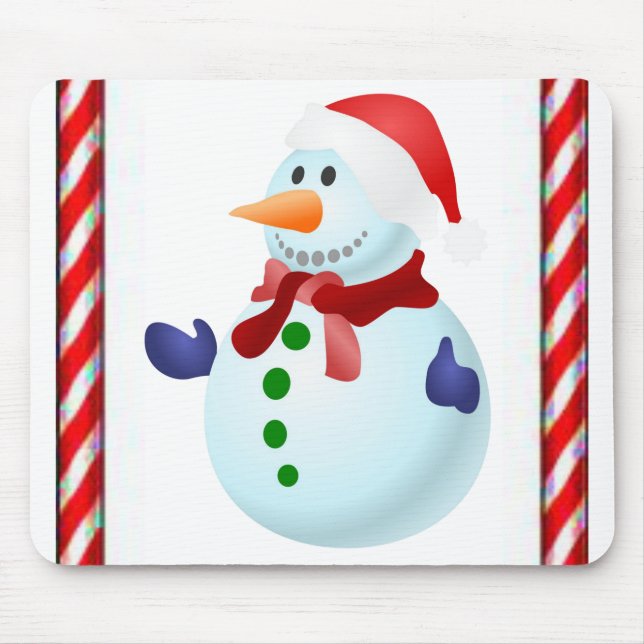 Snowman Mouse Pad (Frente)