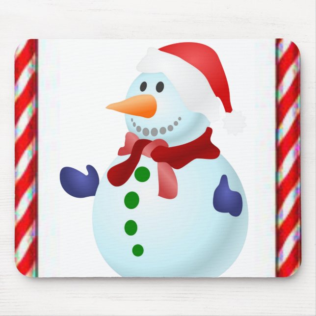Snowman Mouse Pad (Frente)