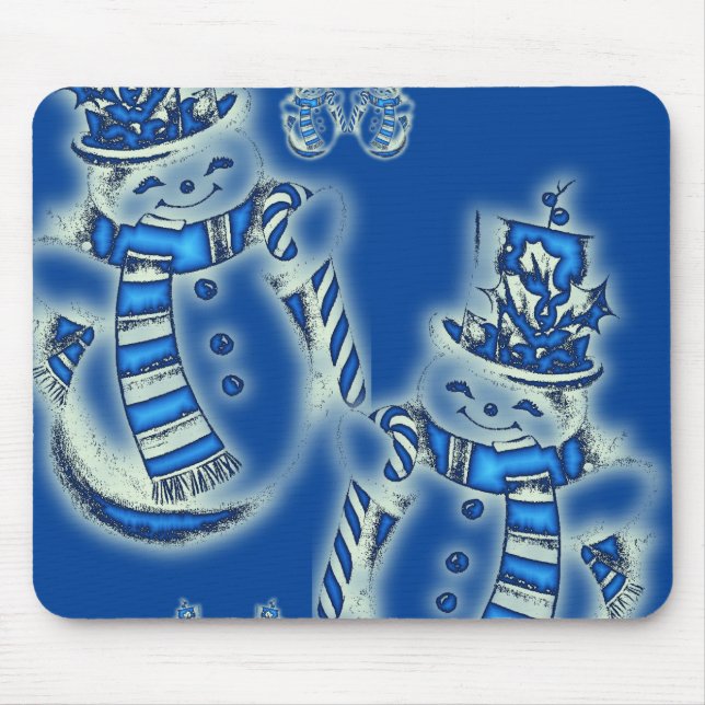 Snowman Mouse Pad (Frente)