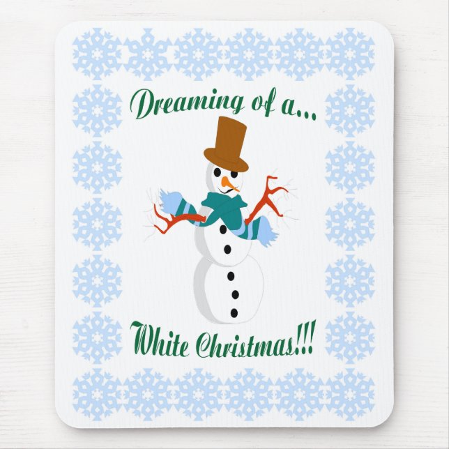 Snowman Mouse Pad (Frente)