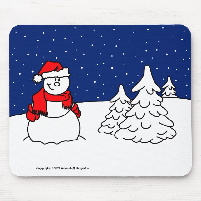 Snowman Mousepad (Frente)