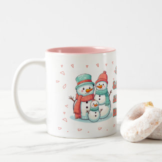 Snowman Pasta de inverno - Caneca Cor