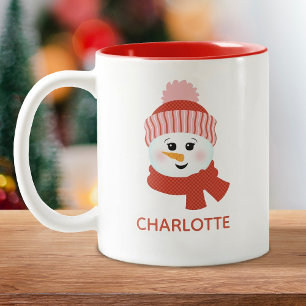 Snowman Personalizado - Xícara de Café de Dois T