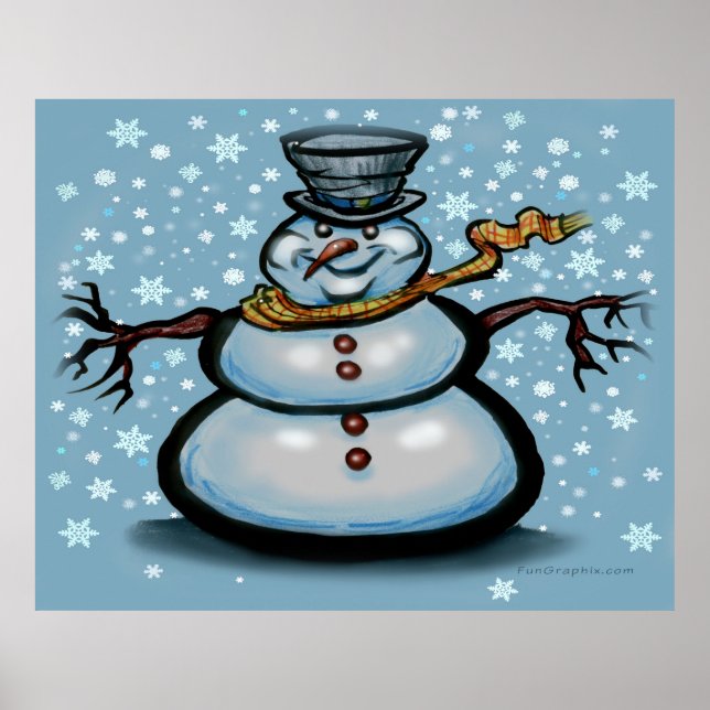 Snowman Poster (Frente)