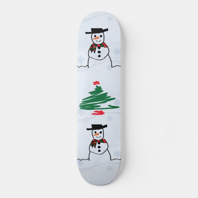 Snowman Skateboard (Frente)