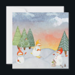 SNOWMAN & WOODLAND AMIGOS NO WINTER WONDERLAND<br><div class="desc">Esta bela coleção vibrante de impressões de desenho para crianças apresenta uma variedade de bonitos bonitos bonitos bonitos bonitos bonitos bonitos bonitos de neve e animais em uma cena de neve de inverno. Esqui doce de boneco de neve e outros como uma luta de bola de neve. A neve cobriu...</div>